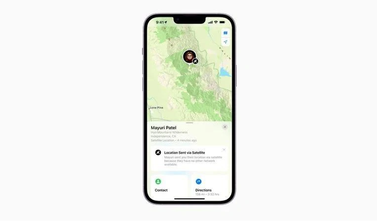 黄江镇苹果14维修分享iPhone14系列中 FindMy功能通过卫星分享位置方法教程 